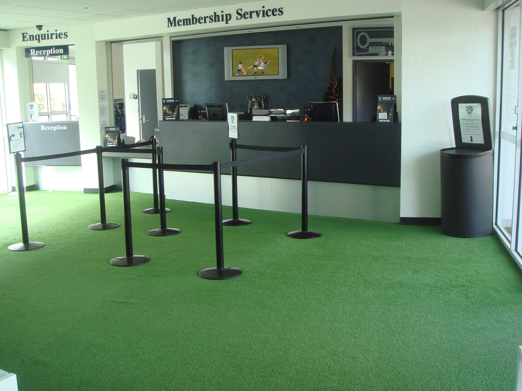 INDOOR COMMERCIAL SYNTHETIC GRASS