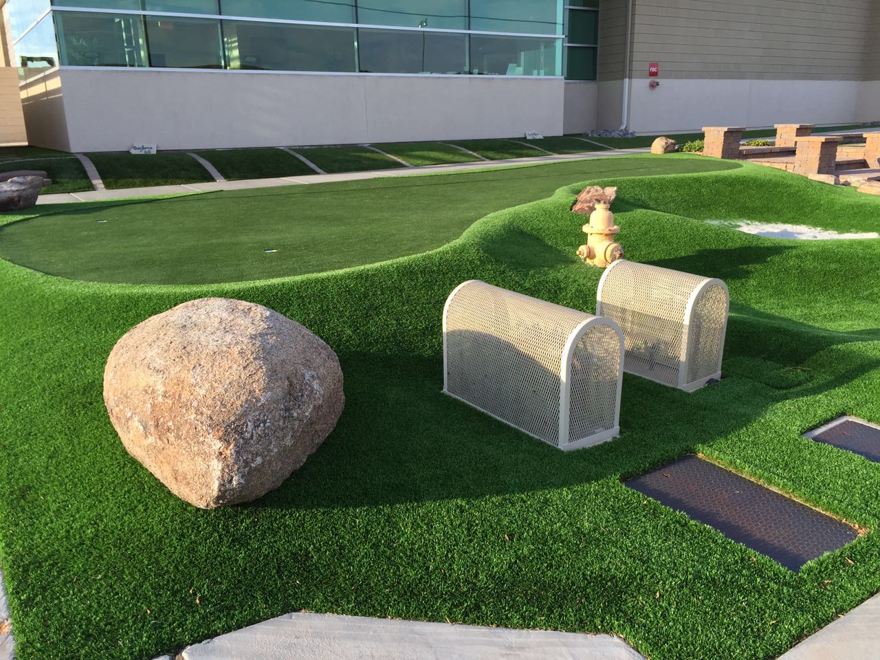 SYNTHETIC GRASS FOR CHILDREN’S PLAYGROUND
