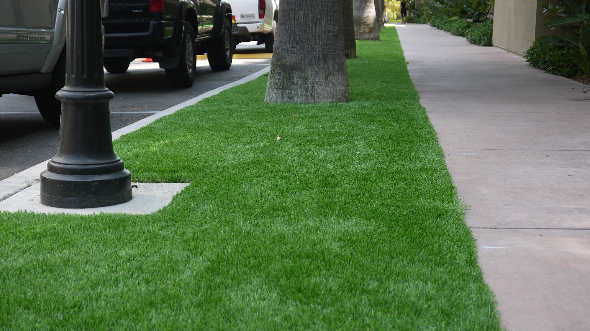 FAUX GRASS FOR COMMERCIAL ROADSIDE