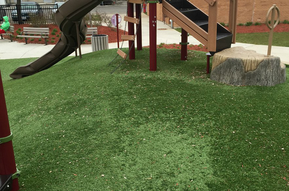 ARTIFICIAL GRASS FOR PLAYGROUND SURFACES