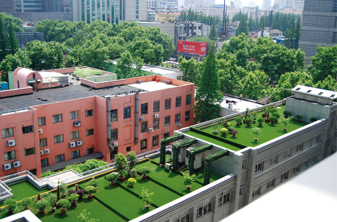 ROOF ARTIFICIAL GRASS TURF FOR BUILDINGS