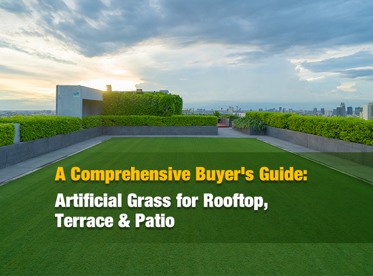 Artificial Grass for Rooftop, Terrace & Patio