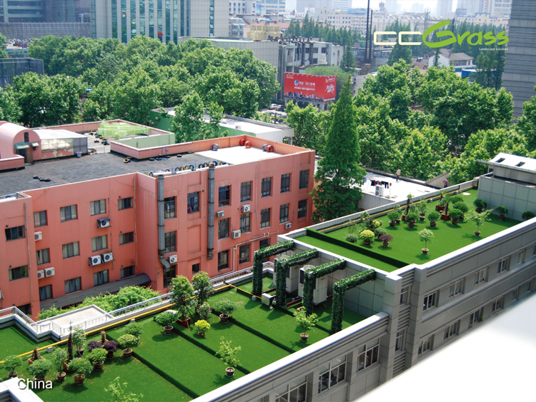 CCGrass, artificial grass roof garden