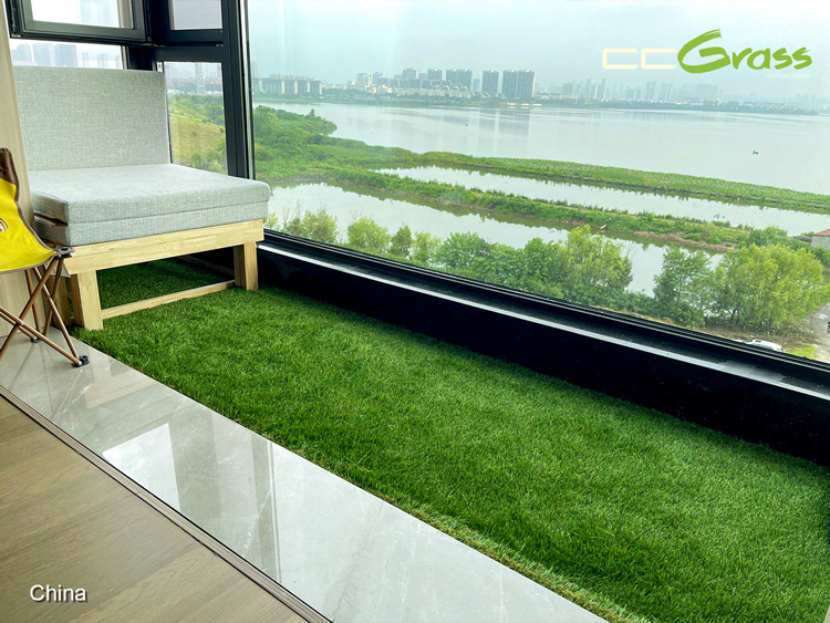 CCGrass, artificial grass for balcony, mini balcony oasis