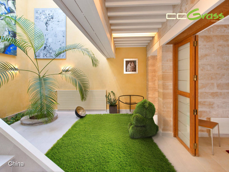 CCGrass, artificial grass indoors, unique home decor