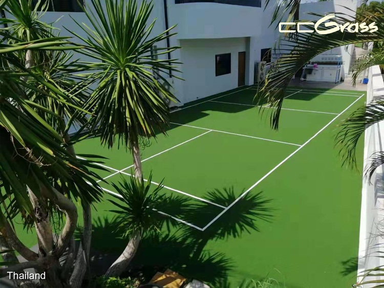 CCGrass, backyard tennis court