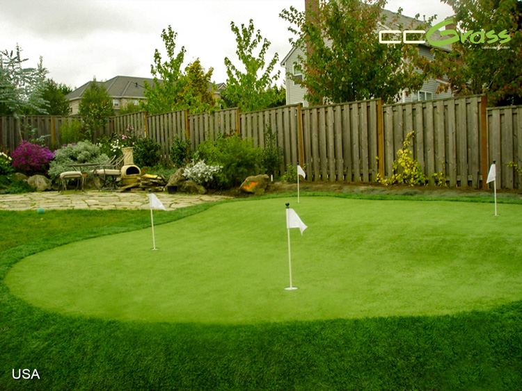 CCGrass, golf turf, backyard putting green