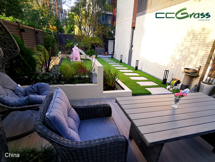 CCGrass, landscape turf, inviting walkways