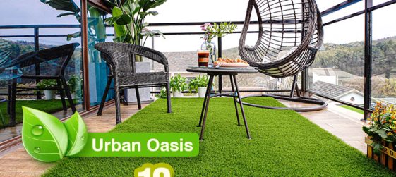 Urban Oasis: Top 10 Stunning Balcony Ideas with Artificial Grass