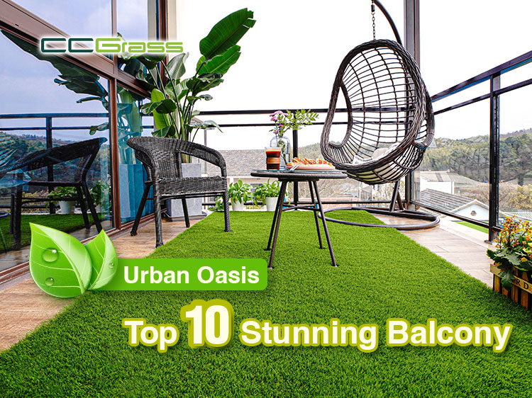 CCGrass Top 10 Stunning Balcony Ideas with Artificial Grass